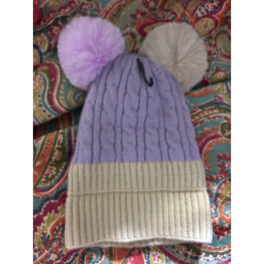 New Pink/Grey/Pink Warm‎ Hat Girl's